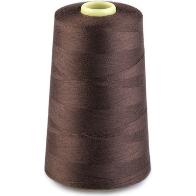 Prima-obchod Polyesterové nitě pro overlocky i klasické šití návin 5000 yards PES 40/2, barva 756 Brown Tobacco