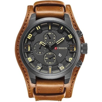 Curren Мъжки часовник Curren IRM Military, Кафяв / Черен (CURREN-8225-BROWN-BLACK)