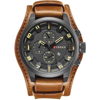Curren Мъжки часовник Curren IRM Military, Кафяв / Черен (CURREN-8225-BROWN-BLACK)