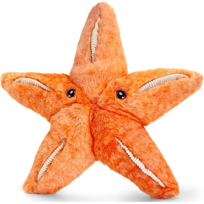 Keel Toys Eкологична плюшена играчка Keel Toys Keeleco - Морска звезда, 25 cm (SE1015)