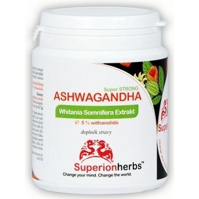 Superionherbs Ashwagandha 90 kapslí