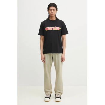 Icecream Памучна тениска ICECREAM Soft Serve T-Shirt в черно с принт IC25142 (IC25142)