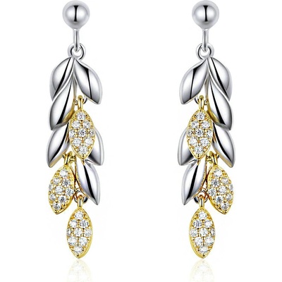 P&J Jewellery stříbrné náušnice padající obilí SE45