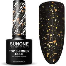 Sunone UV Gel lak Top Shimmer Gold 5 ml