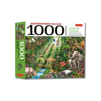 Jigsaw Asian Rainforest Wildlife 1000 dílků