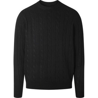esmara Men pánský pletený svetr s podílem vlny černá – Zboží Mobilmania