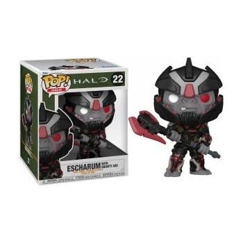 Funko Фигура - Halo - Escharum с гравитационна брадва, сива, 16 см
