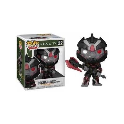 Funko Фигура - Halo - Escharum с гравитационна брадва, сива, 16 см