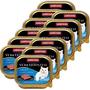 Animonda Vom Feinsten Adult Cats - с сьомга и скариди 12 x 100г