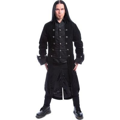 Poizen industries Мъжко палто poizen industries - pirate - ЧЕРНО КАДИФЕ - poi975