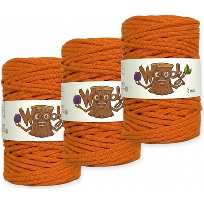 Woody Crafts 3x Woody 5 mm – sada Mandarinka (100m)