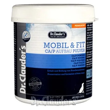 Dr.Clauder's Mobil&Fit CA/P Powder - Допълваща храна за спомагане на формирането и опазване на костната структура при кучета 0.500гр