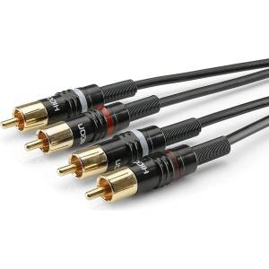 Sommer Cable Basic HBP-C2-0090 0, 9 m Черeн Hi-Fi аудио кабел (<![CDATA[HBP-C2-0090]]>)