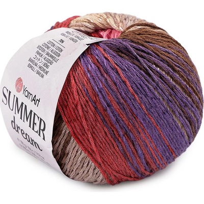 Pletací příze Summer Dream 100 g Varianta: 9 (4315) hnědá světlá, Balení: 1 ks 58655/150062/286048