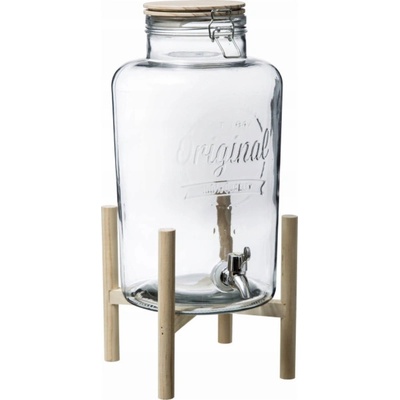 Secret de Gourmet Jar s kohoutkem, na stojánku, 8L, sklo