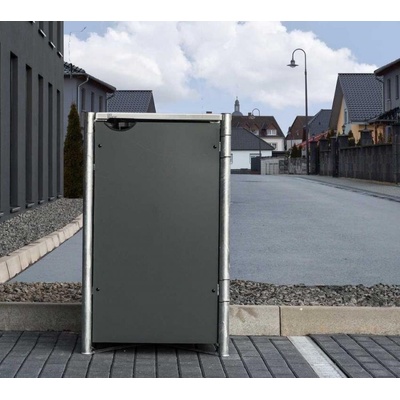 Hide 1 koš 240 l 80 x 69 x 115 cm sivý