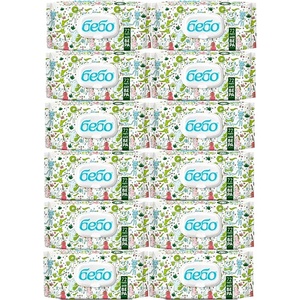 Bebo Влажни кърпички с капак Бебо - С екстракт от алое вера, 12 х 72 броя (12x633) - baby