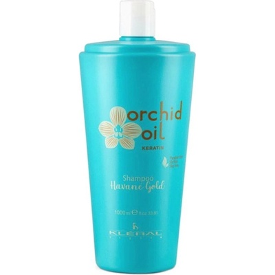 KLÉRAL Orchid Oil Keratin Havané Gold Shampoo 1000 ml keratinový šampon na normální vlasy
