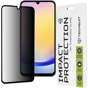 Techsuit Протектор за Samsung Galaxy A25 5G - 111D Privacy Full Glue - черен