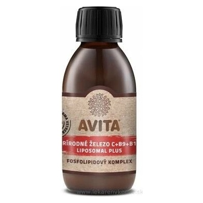 Avita Přírodní železo C+B9+B12 liposomal plus 200 ml