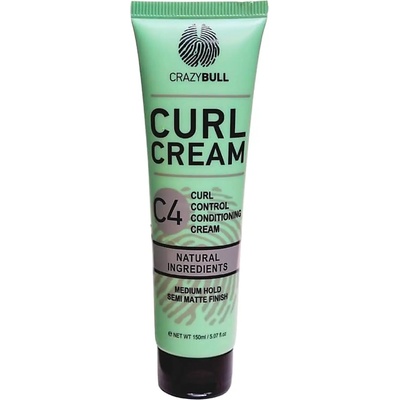 CrazyBull Curl Cream C4 Conditioning stylingový hydratační krém 150 ml