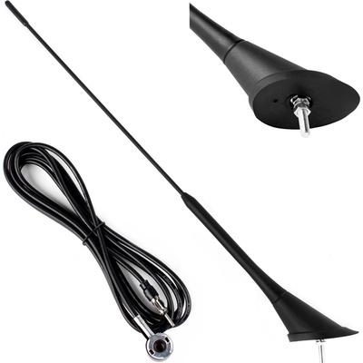 Autoanténa 40cm 5mm adaptér 3m cord ANT07