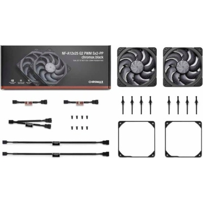 Noctua NF-A12x25 G2 PWM Sx2-PP chromax.black