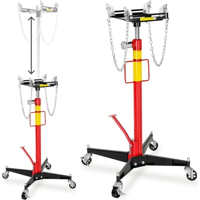 tectake hydraulický zvedák převodovky 0,5t - červená 402327