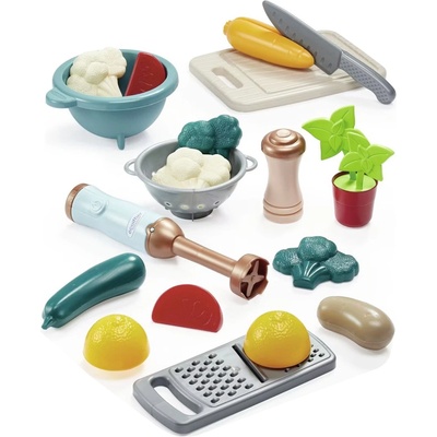Ecoiffier Игрален комплект Ecoiffier - Приготвяне на супа, 20 части (1679)