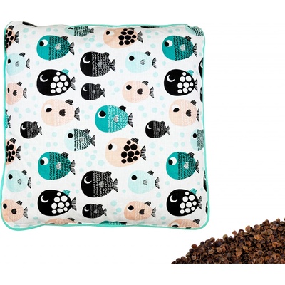 VFstyle Pohankový polštář Fish 40 x 40 cm