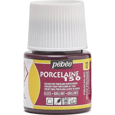 Pébéo Farba na porcelán Porcelaine 150 45 ml 12 Etruscan Red