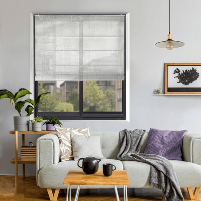 Roleta Římská, Moderno, Sněhobílá, RM 001 , 130 x 50 cm