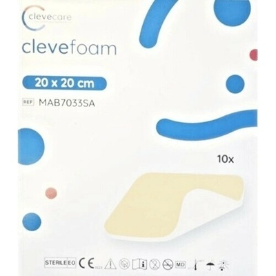 Zhende Medical Co., Ltd. clevefoam 20 x 20 cm, nepřilnavé krytí z polyuretanové pěny,