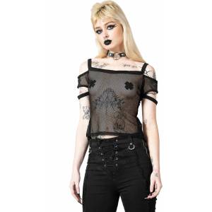 KILLSTAR дамска тениска (топ) KILLSTAR - Huntly - Черен - KSRA005578