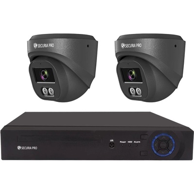 Securia Pro NVR2CHV4S-B DOME 8TB disk