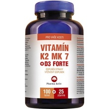 Pharma Activ Vitamín K2 MK7 + D3 forte 100+25 tablet