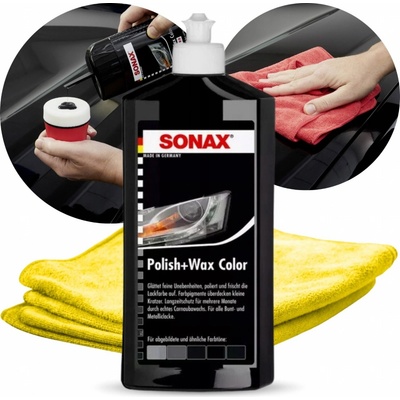 Sonax Polish & Wax COLOR černá 250 ml