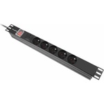 Lanberg 5 Plug 2 m (PDU-05E-0200-BK)