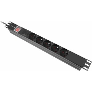 Lanberg 5 Plug 2 m (PDU-05E-0200-BK)