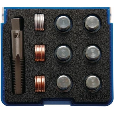 Sada na opravu závitů olejových van M13x1,5 mm, 25 dílů - BGS 156
