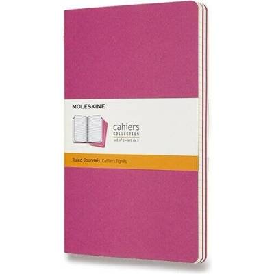 Moleskine Sešity Cahier tmavě růžové A5 linkovaný