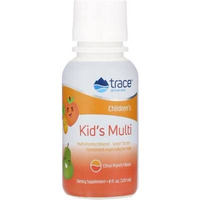 Trace Minerals Kid's Multi, плодов пунш, 237 ml, Trace Minerals (9320)