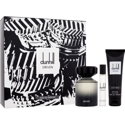 Dunhill Driven dárková kazeta pro muže EDP 100 ml + sprchový gel 90 ml + EDP 15 ml