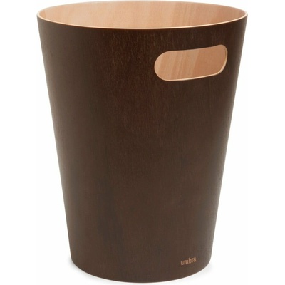 Umbra Hnedý kancelársky odpadkový kôš 7,5 l Woodrow
