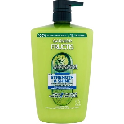 Fructis Strength & Shine Fortifying Shampoo от Garnier за Жени Шампоан 1000мл