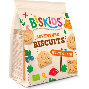 BISkids BIO dětské celozrnné sušenky bez přidaného cukru 100 g