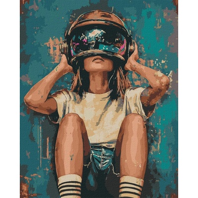 Ideyka Ideyka Malování podle čísel Okem ve vesmíru 40 x 50 cm