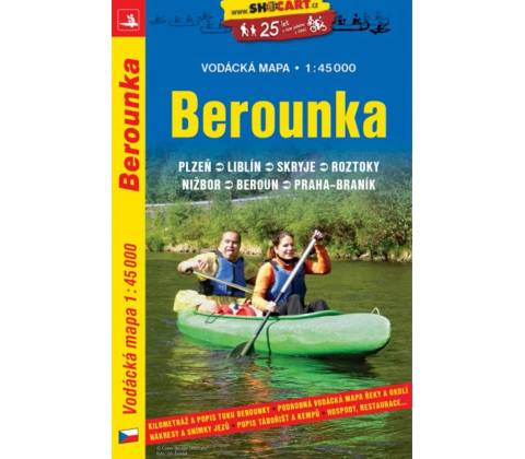 Berounka - vodácká mapa