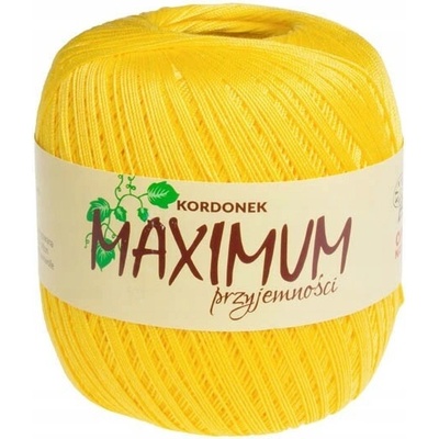 Háčkovacia Priadza Opus Natura Maximum 100g/565m 1505 žltá