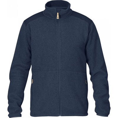 Fjällräven Мъжко поларено яке Fjällräven Sten Fleece Fleece jacket - Dark Navy (005-0491-0514)